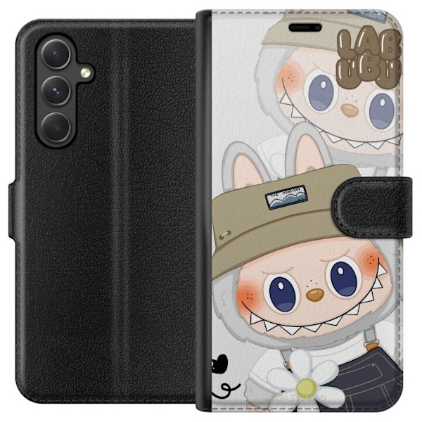 Samsung Galaxy A05s Tegnebogsetui Labubu Minimal Mood - Enkel