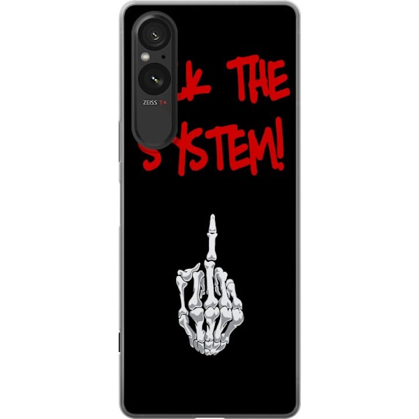 Sony Xperia 10 VI Läpinäkyvä kuori Fuck System