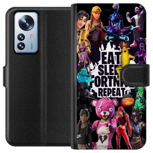 Kompatibelt Plånboksfodral till Xiaomi 12 Pro Fortnite