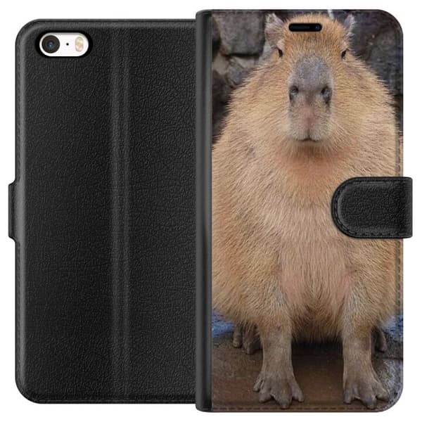 Kompatibel Tegnebogsetui til Apple iPhone 5 Capybara