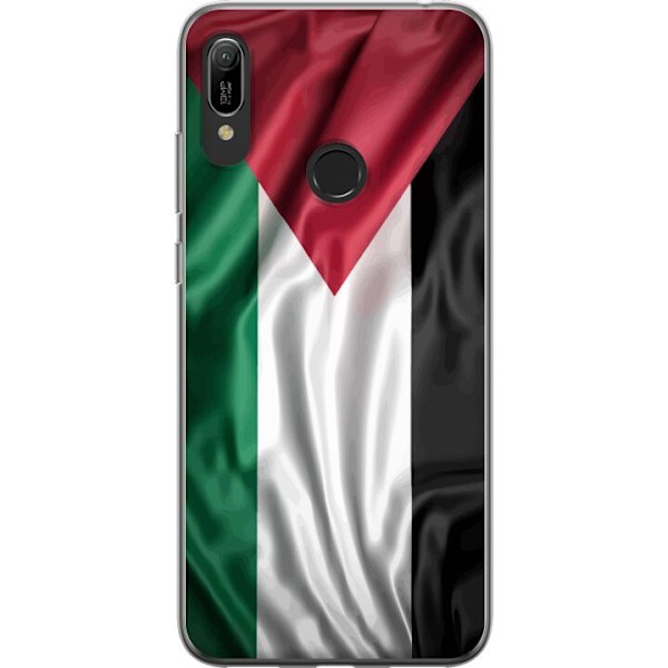 Huawei Y6 (2019) Genomskinligt Skal Palestinaflaggan – ikoni