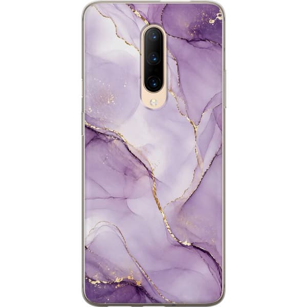 Kompatibelt Mobildeksel til OnePlus 7 Pro Syrinlilla gullflyt lila