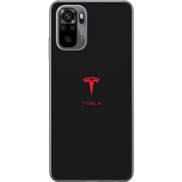 Xiaomi Redmi Note 10S Genomskinligt Skal Tesla