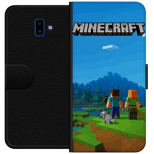 Samsung Galaxy J6+ Plånboksfodral Minecraft Key Art
