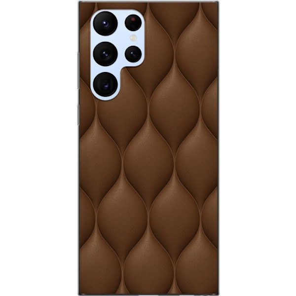 Samsung Galaxy S22 Ultra 5G Genomskinligt Skal Cocoa Scales