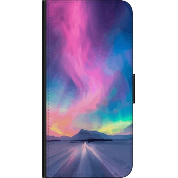 Kompatibelt Lommeboketui til Samsung Galaxy Note10+ Nordlys