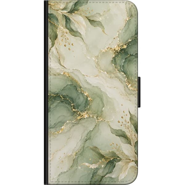 Kompatibelt Plånboksfodral till Nokia 5.4 Salviamarmor grön