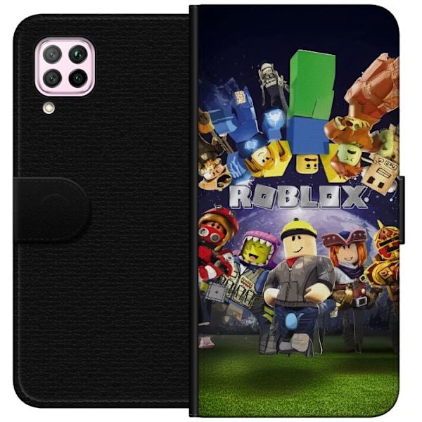Huawei P40 lite Lompakkokotelo Roblox Maailma - Pelaamisseikkailu Lapsille ja Nuorille