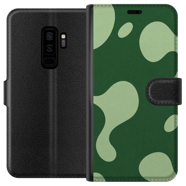 Kompatibel Tegnebogsetui til Samsung Galaxy S9+ Matcha-smeltning grøn