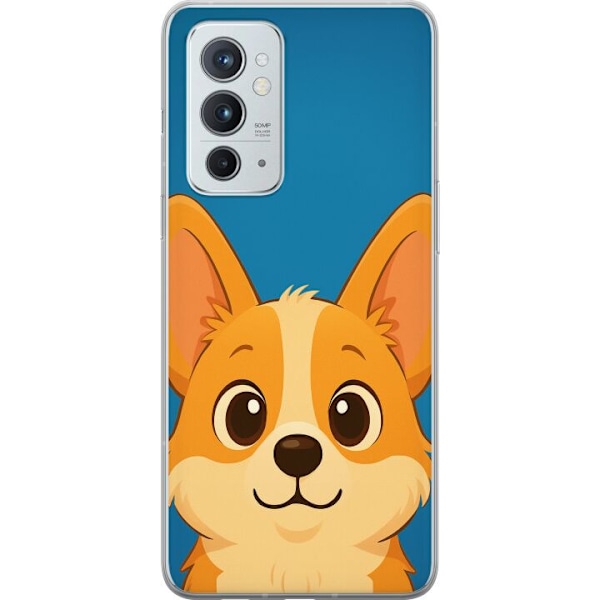 OnePlus 9RT 5G Läpinäkyvä kuori Hello Corgi
