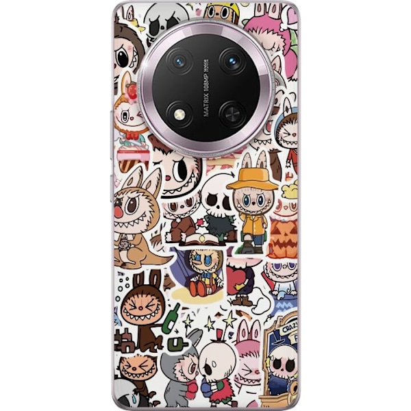 Honor Magic7 Lite Läpinäkyvä kuori Labubu All-Stars – POP