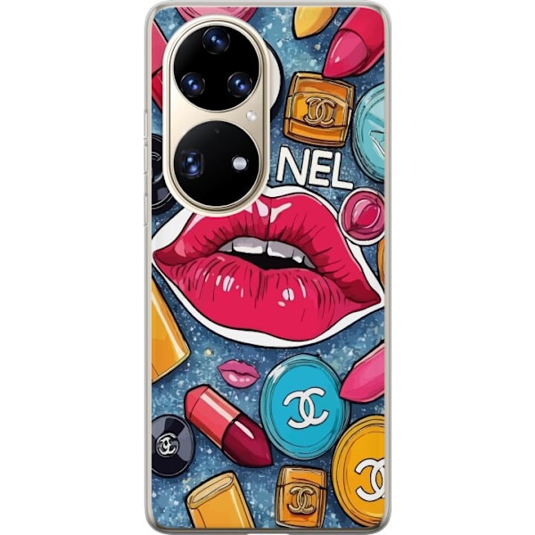 Huawei P50 Pro Läpinäkyvä kuori Chanel Lips