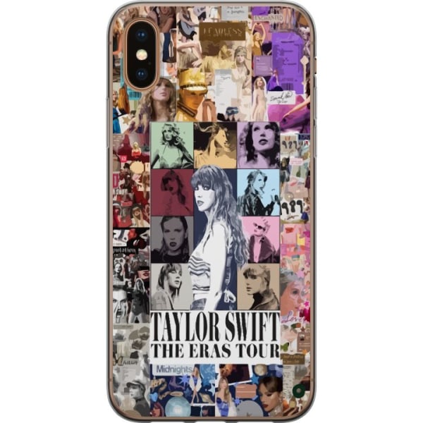 Apple iPhone XS Max Läpinäkyvä kuori Taylor Swift - Eras