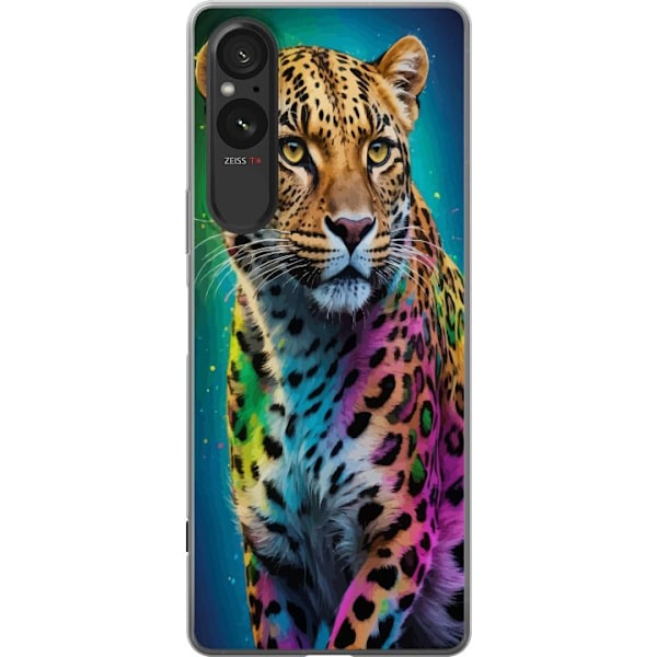 Sony Xperia 10 VI Läpinäkyvä kuori Leopard