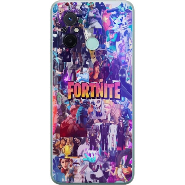 Xiaomi Redmi 12C Läpinäkyvä kuori Fortnite