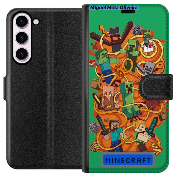Samsung Galaxy S23+ Plånboksfodral Minecraft