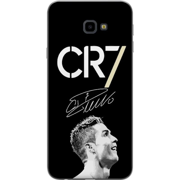 Samsung Galaxy J4+ Läpinäkyvä kuori CR7 Ronaldo