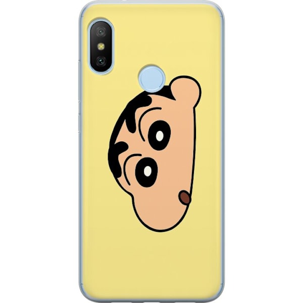 Xiaomi Mi A2 Lite Läpinäkyvä kuori Peeking Shinchan