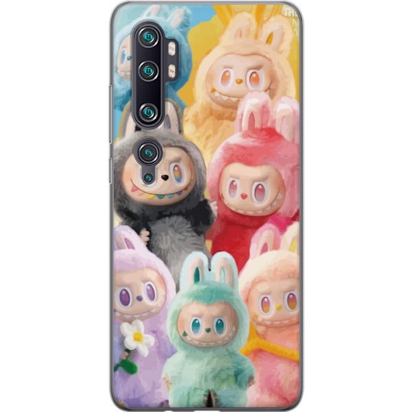 Xiaomi Mi Note 10 Pro Genomskinligt Skal Labubu Sketch Style