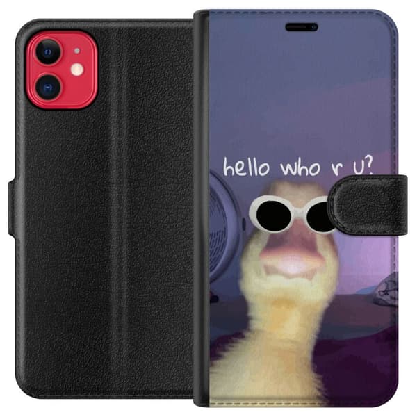 Kompatibel Tegnebogsetui til Apple iPhone 11 Hvem er du?