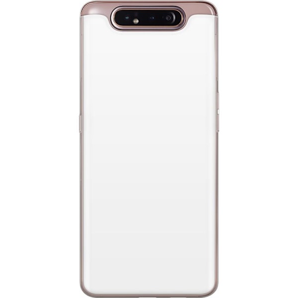 Samsung Galaxy A80 Gennemsigtig cover Hvid