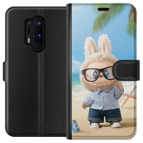 OnePlus 8 Pro Plånboksfodral Labubu Dark Dreams – Mörk mys