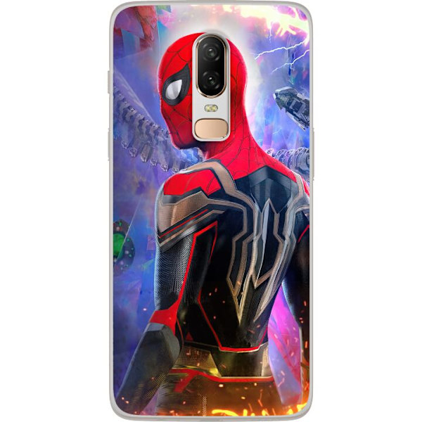 OnePlus 6 Genomskinligt Skal Spider Man: No Way Home