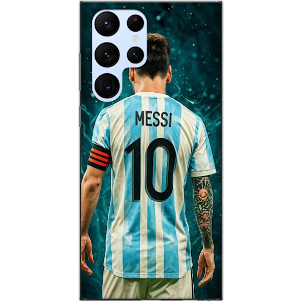 Samsung Galaxy S22 Ultra 5G Genomskinligt Skal Messi