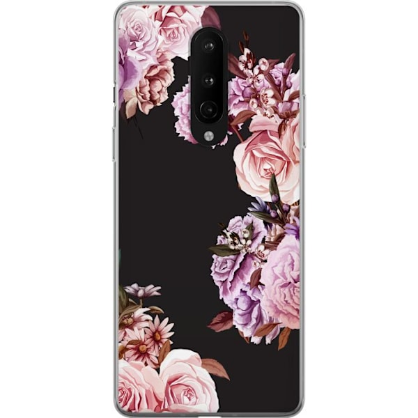 OnePlus 8 Läpinäkyvä kuori Kukat