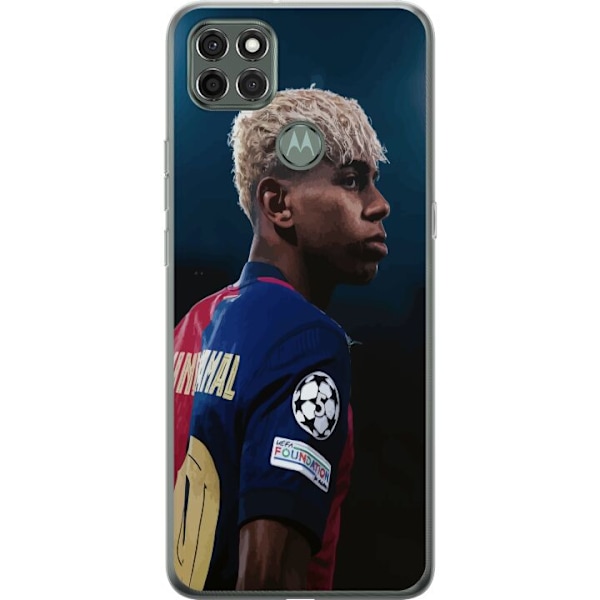 Motorola Moto G9 Power Genomskinligt Skal Lamine Yamal – Barcelonas Wonderkid i Fokus