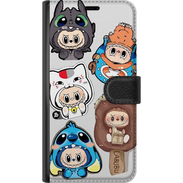 Xiaomi Redmi 14C Tegnebogsetui Labubu figur samling - Pop Mart