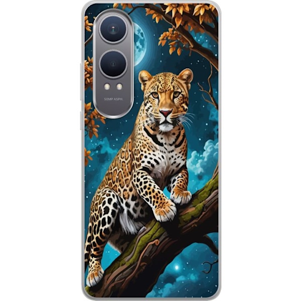 OnePlus Nord CE4 Lite Gjennomsiktig deksel Leopard