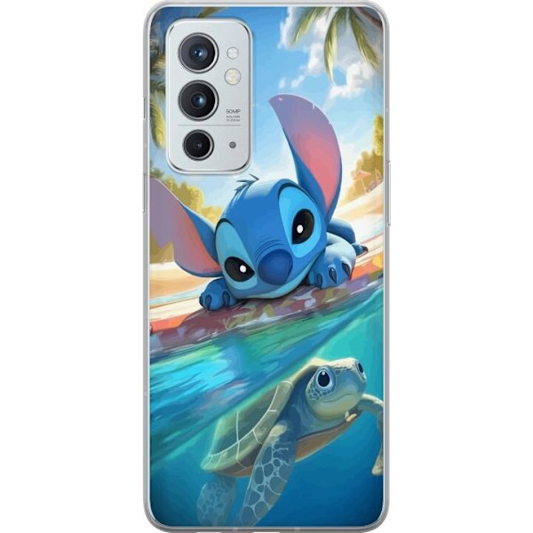 OnePlus 9RT 5G Gennemsigtig cover Stitch med skildpadde - sød