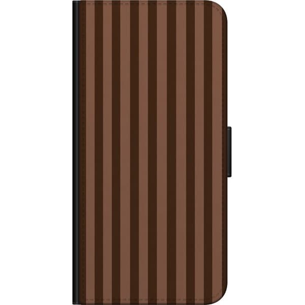 Kompatibelt Lommeboketui til Honor 10 Brune kastanjestriper brun