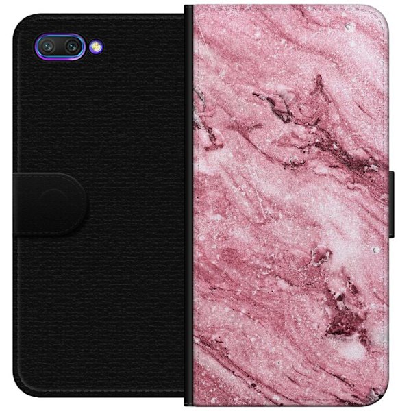 Honor 10 Tegnebogsetui Glitter Marmor