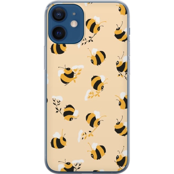 Apple iPhone 12  Gjennomsiktig deksel Binkle Bee Mønster