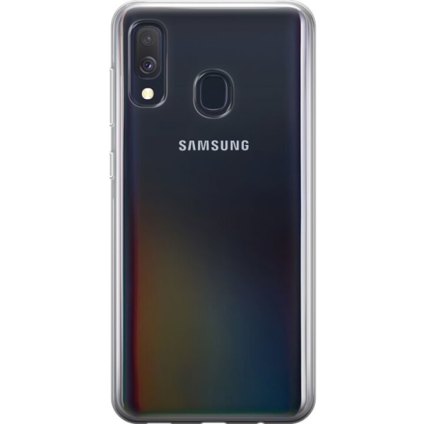 Samsung Galaxy A40 Transparent Deksel TPU