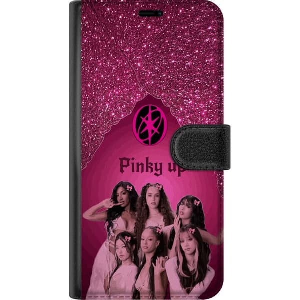 Kompatibel Tegnebogsetui til Apple iPhone 16e KATSEYE Pinky Up pink