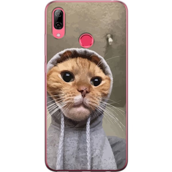 Huawei Y7 (2019) Gennemsigtig cover Kat Trøje