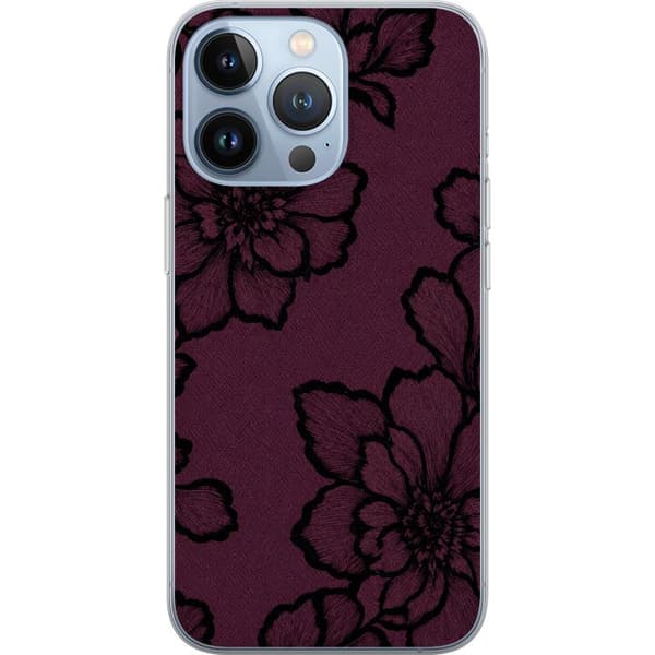 Kompatibel Mobilcover til Apple iPhone 13 Pro Brombærblomst lilla