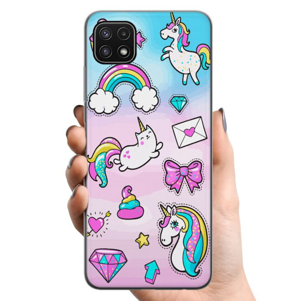 Samsung Galaxy A22 5G TPU Mobilskal UNICORN