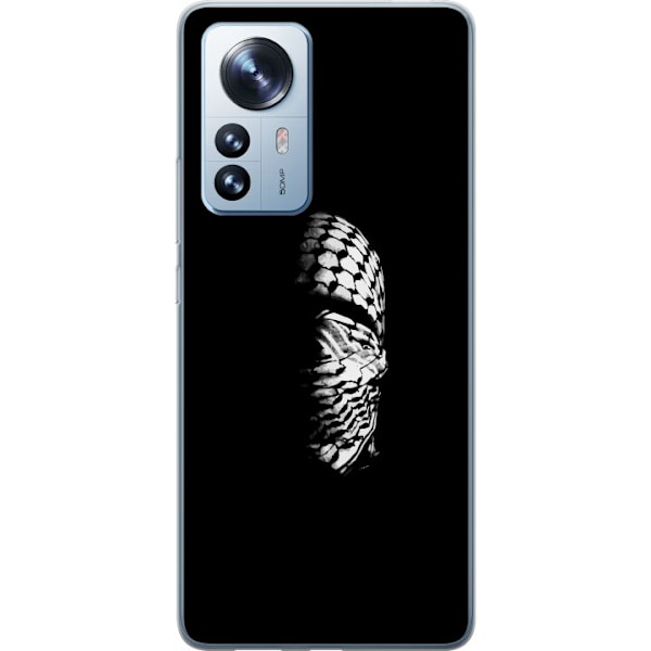 Xiaomi 12 Pro Läpinäkyvä kuori Keffiyeh-kuviointi - klassin