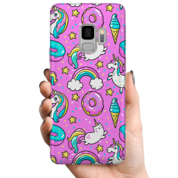 Samsung Galaxy S9 TPU Mobilcover Unicorn