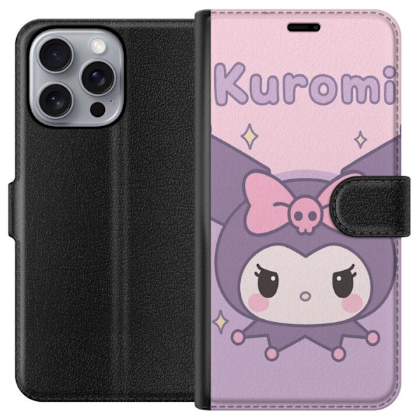 Apple iPhone 16 Pro Max Tegnebogsetui Kuromi Kawaii