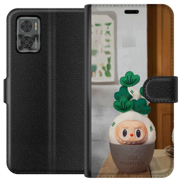 Motorola Moto E22i Tegnebogsetui MONSTRENE Uduelige Planter