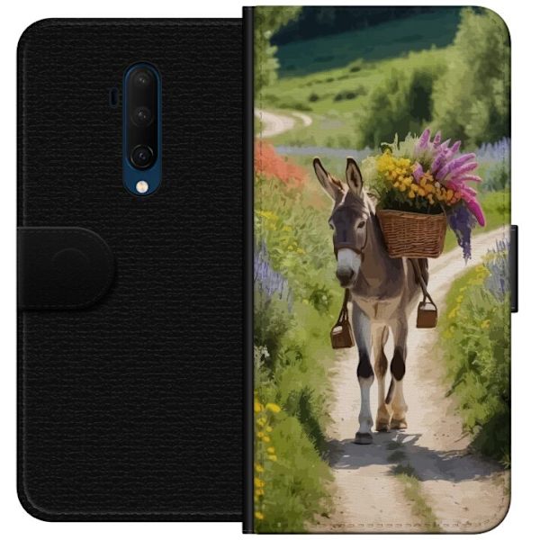 OnePlus 7T Pro Lompakkokotelo Aasi Eläinaihe Rauhallinen Suunnittelu Luontoaihe Suosittu Koristelu Huumori Graafinen Eläinteema Eksoottinen