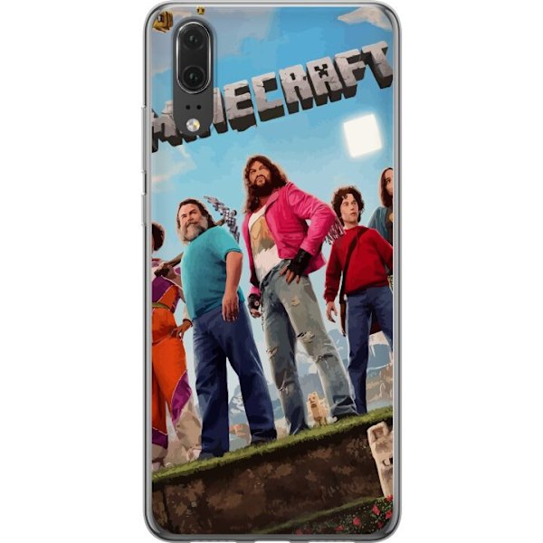 Huawei P20 Genomskinligt Skal A Minecraft Movie