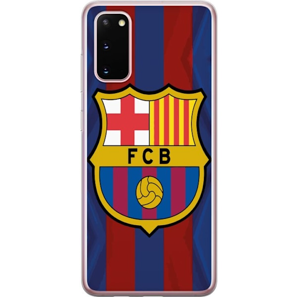 Samsung Galaxy S20 Genomskinligt Skal FCB Barcelona