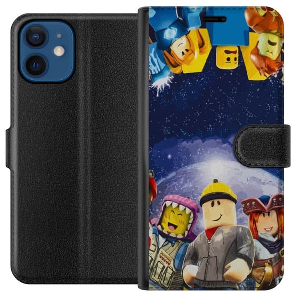 Kompatibel Tegnebogsetui til Apple iPhone 12 mini Roblox