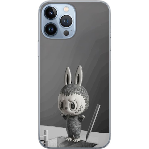 Apple iPhone 13 Pro Max Gennemsigtig cover Pop Mart MEGA LABUBU LABUBU Sketch 1000%